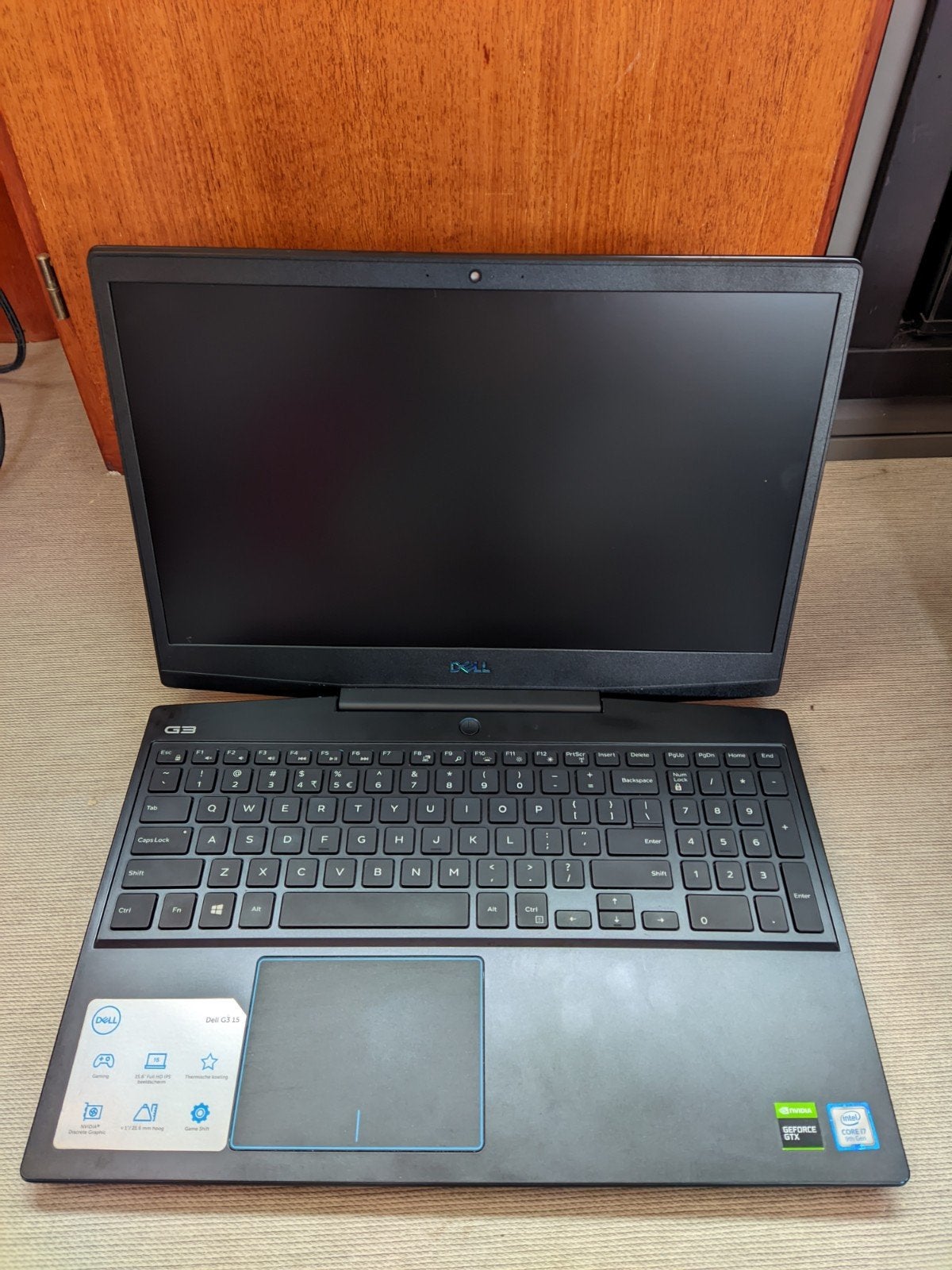 Dell G3 15 Gaming Laptop - i7-9750H, 16GB RAM, GTX 1660 Ti, Gebruikt, Met videokaart, 2 tot 3 Ghz, 477 GB