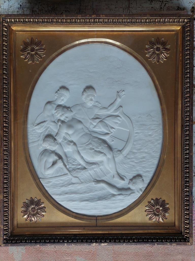 Relief in empire lijst rond 1800,, Ophalen