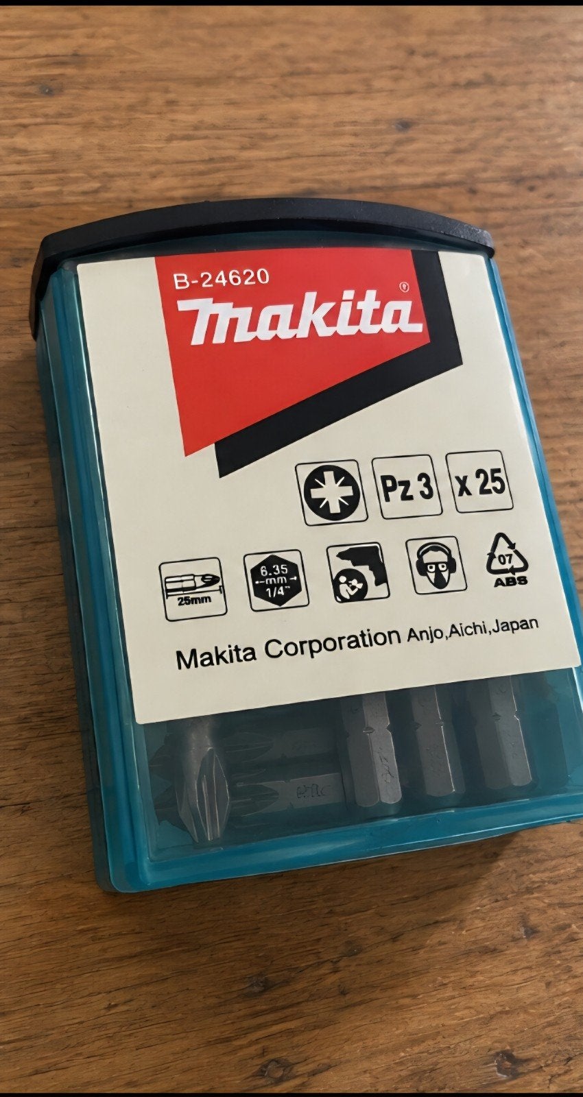 5x Makita B-24620 PZ3 bitset – 25 stuks per set – nieuw, Ophalen of Verzenden, Nieuw
