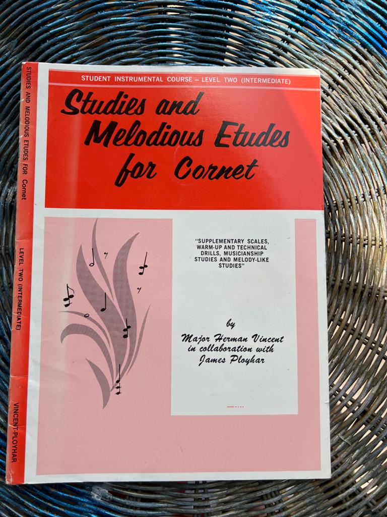 Studies en Melodieuze Etudes voor Cornet - Niveau Twee, Gebruikt, Klassiek, Les of Cursus, Overige instrumenten