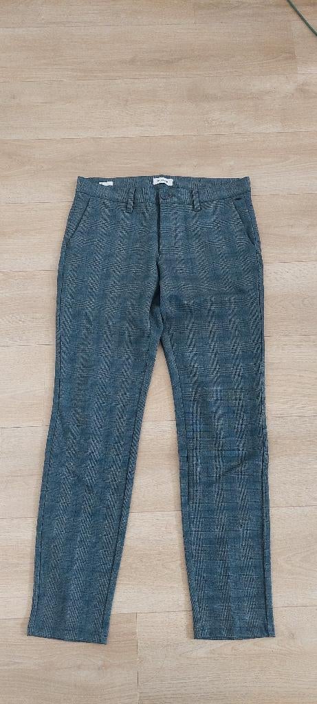 Leuke geruite broek, Kleding | Heren, Broeken en Pantalons, Maat 52/54 (L), Blauw, Ophalen of Verzenden, Zo goed als nieuw