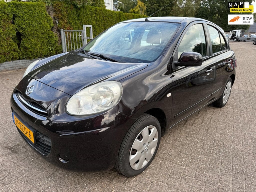 Nissan Micra 1.2 5-DRS Acenta ECC CRUISE BLUETOOTH NAP, Auto's, Voorwielaandrijving, Euro 5, Stof, Gebruikt