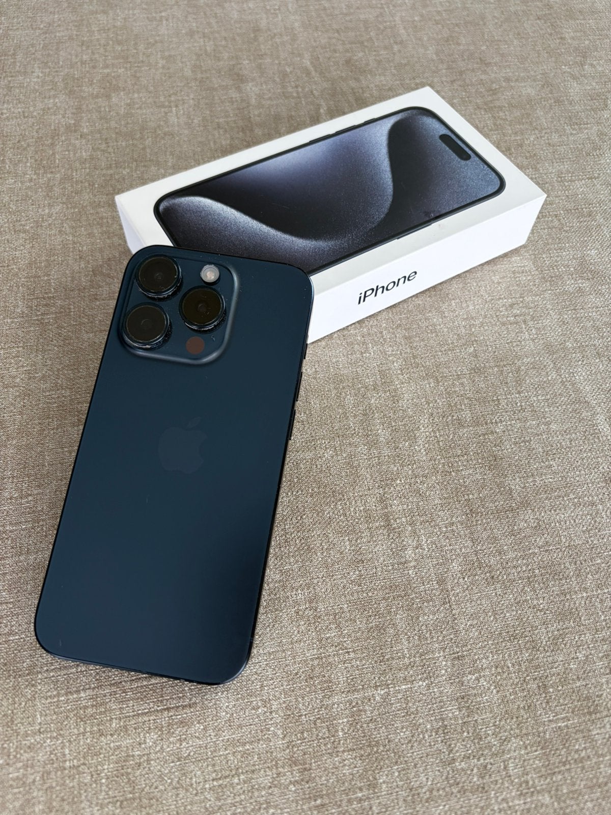 Apple iPhone 15 Pro 128GB Blue Titanium | 89% batterij, Telecommunicatie, Mobiele telefoons | Apple iPhone, 128 GB, 89 %, Blauw