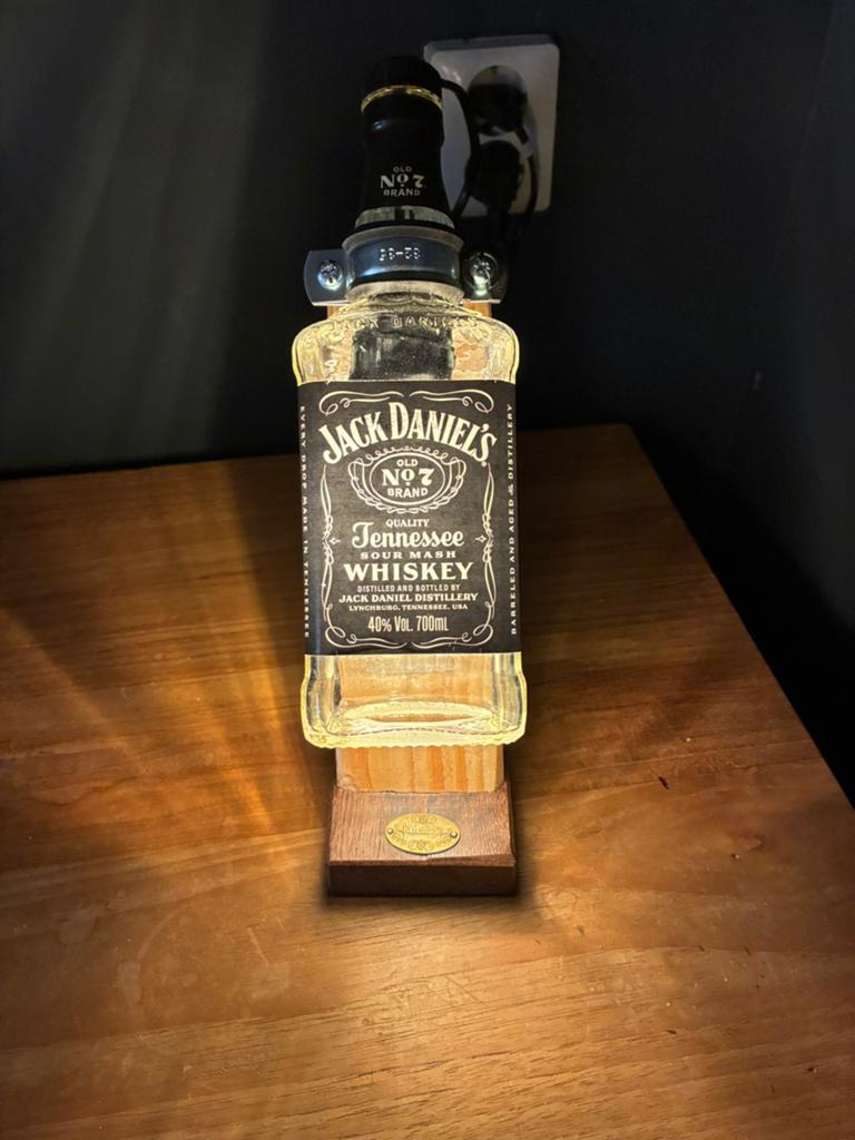 Jack Daniel’s tafellamp, Nieuw, Ophalen of Verzenden, Mancave, vaderdag, Minder dan 50 cm