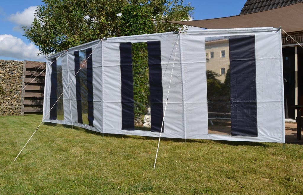 Windscherm Hypercamp blauw/grijs, Ophalen, Zo goed als nieuw