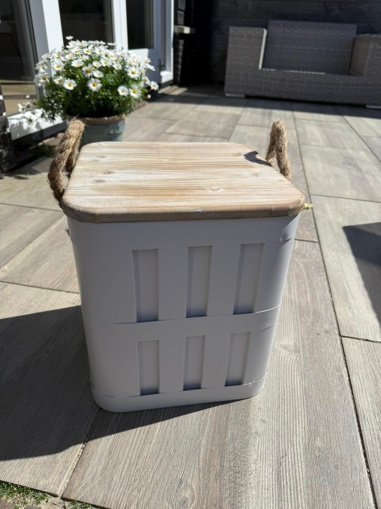 Opberg poef JENS, Ophalen, Zo goed als nieuw, 50 tot 100 cm, Minder dan 50 cm