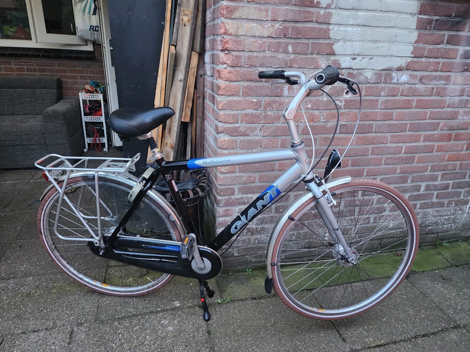 Giant Melbourne fiets, Fietsen en Brommers, Ophalen, Gebruikt, Giant, Versnellingen