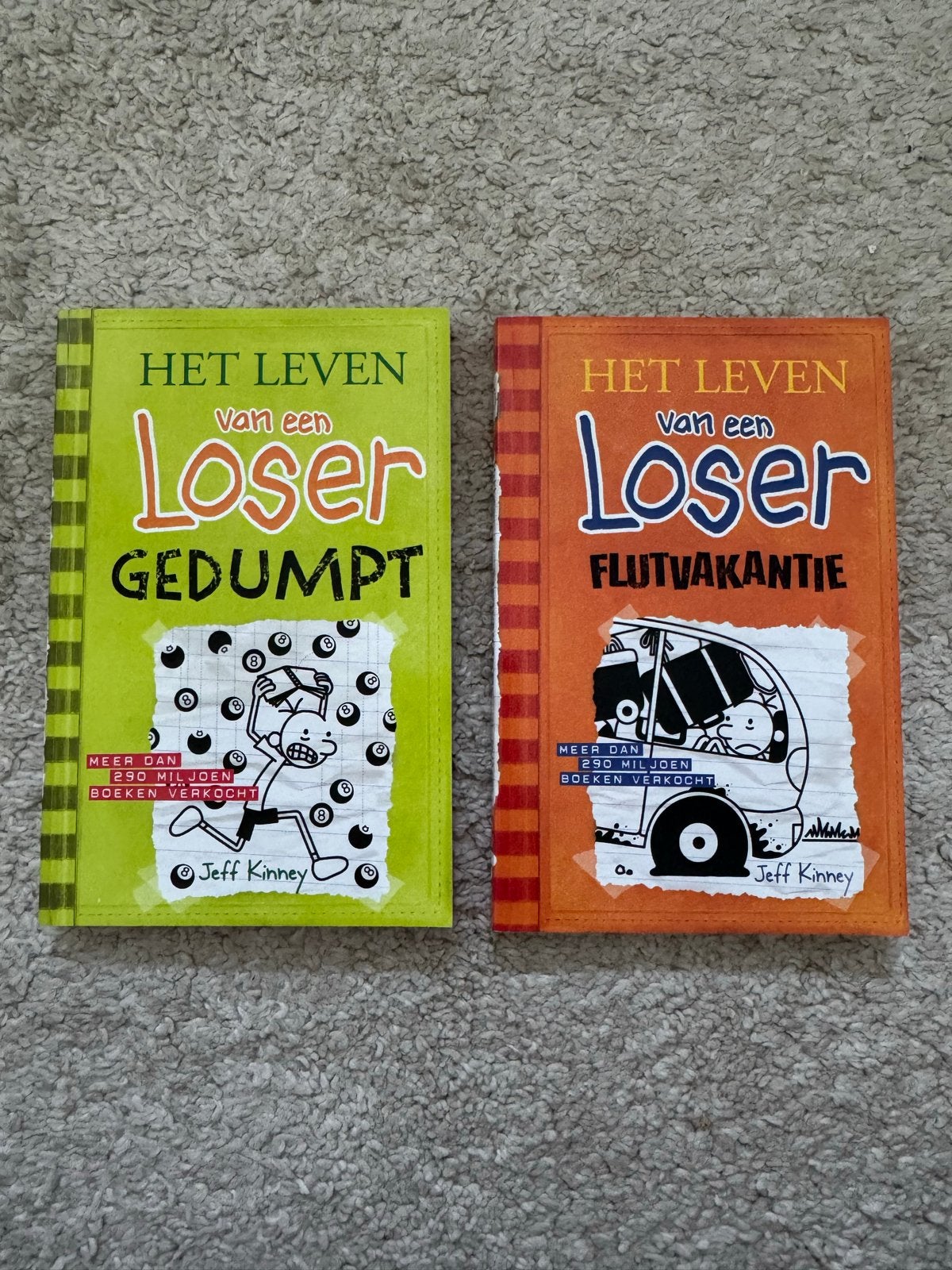 Het leven van een Loser: Gedumpt & Flutvakantie (deel 8 & 9), Ophalen of Verzenden, Gelezen, Fictie