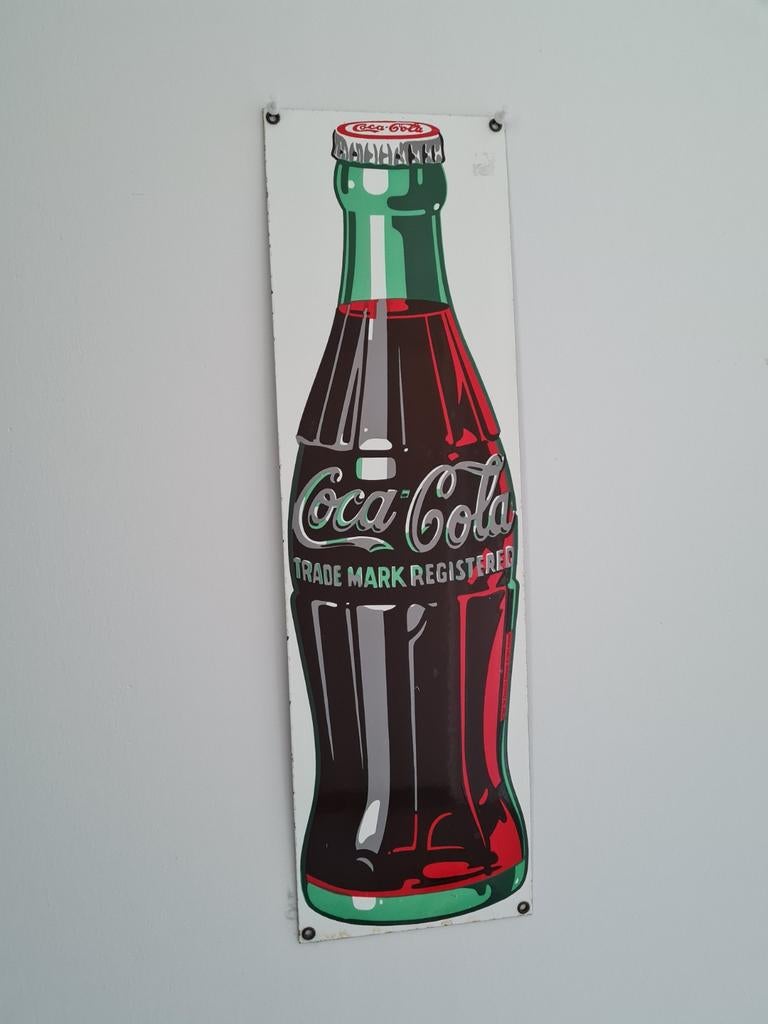 Coca cola reclamebord, Verzamelen, Ophalen of Verzenden, Reclamebord