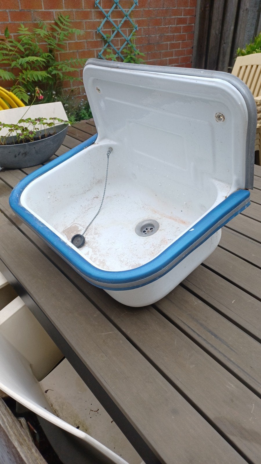 Werkplaatswasbak / werkplaatsgootsteen, Doe-het-zelf en Verbouw, Sanitair, Ophalen, Gebruikt, Wastafel