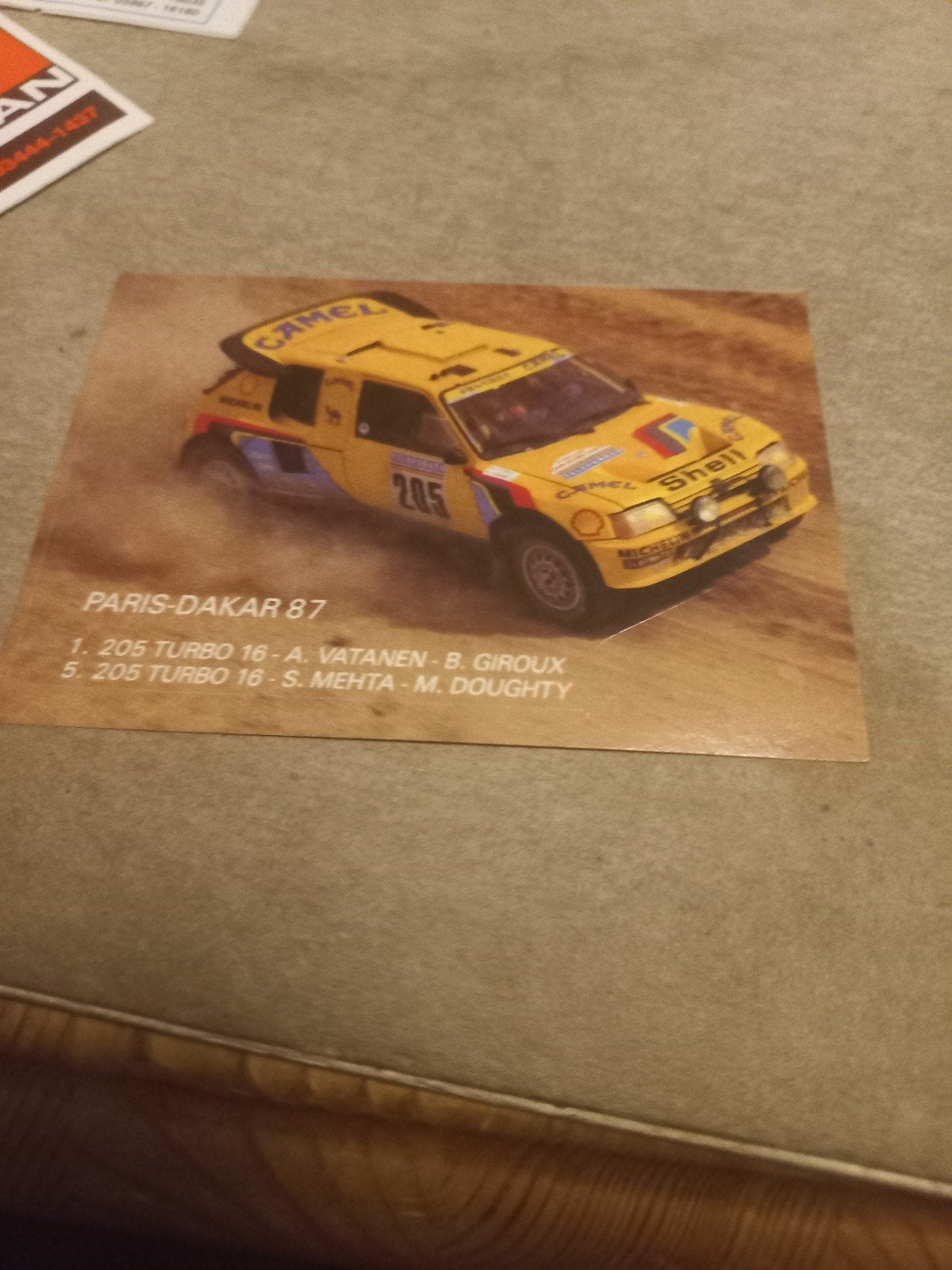 Peugeot 205 Turbo 16 Paris-Dakar 87 Rally, Ophalen of Verzenden, Gebruikt