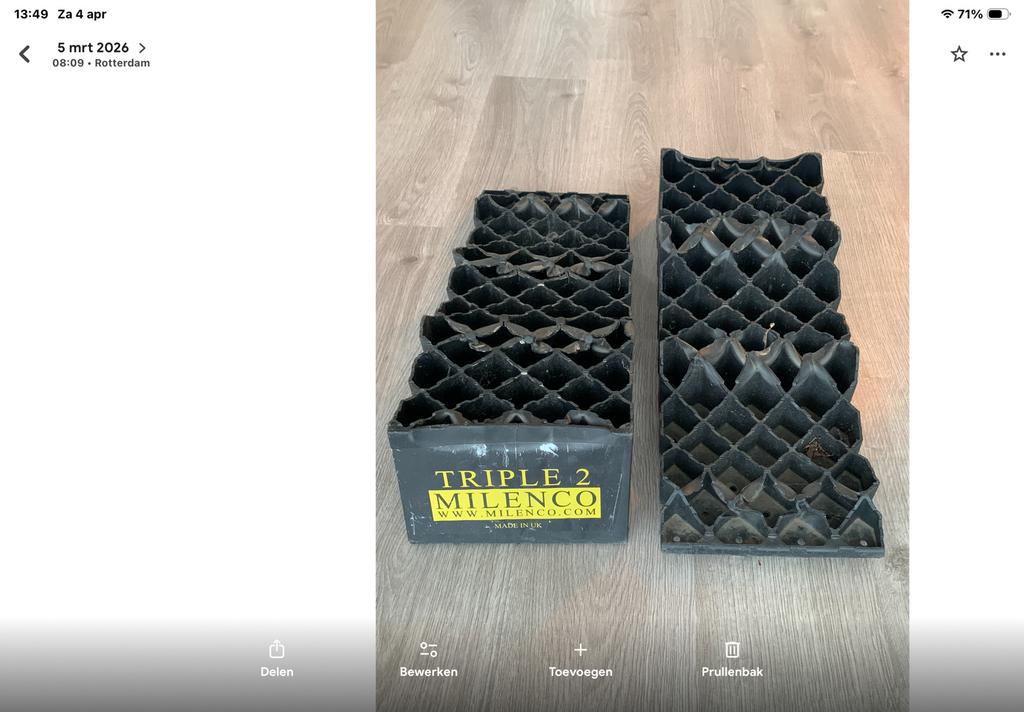 Oprijblokken voor camper of caravan, Ophalen of Verzenden, Gebruikt