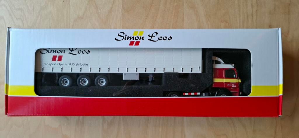 Tekno Mod 053072Aa+ Simon Loos Scania schuifzeilen oplegger, Ophalen of Verzenden, Nieuw, Bus of Vrachtwagen, Tekno