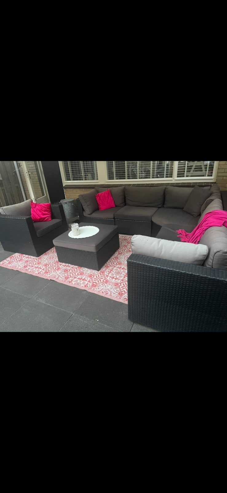 Tuinset, Tuin en Terras, Ophalen, Overige materialen, Gebruikt, Loungeset