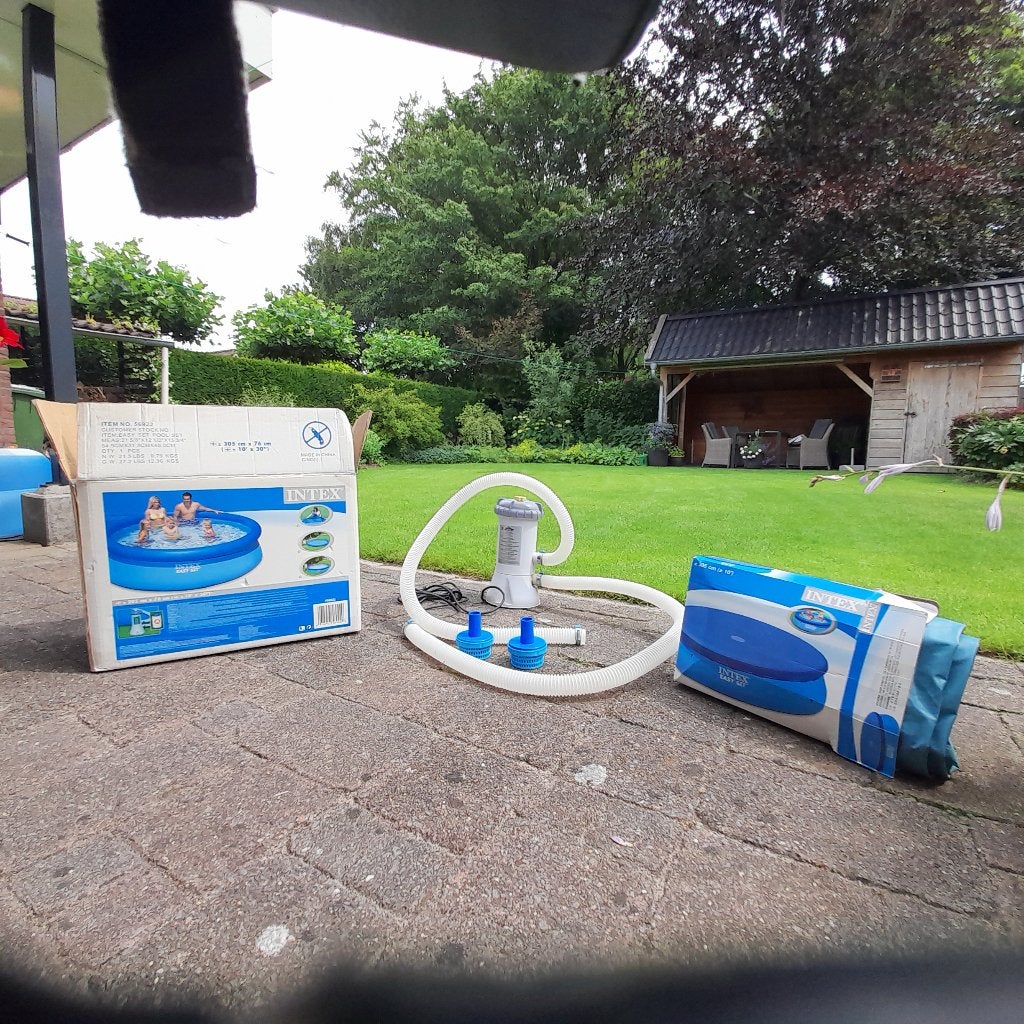 ZWEMBAD opblaasbaar, Ophalen, Gebruikt, Minder dan 80 cm, Opblaaszwembad
