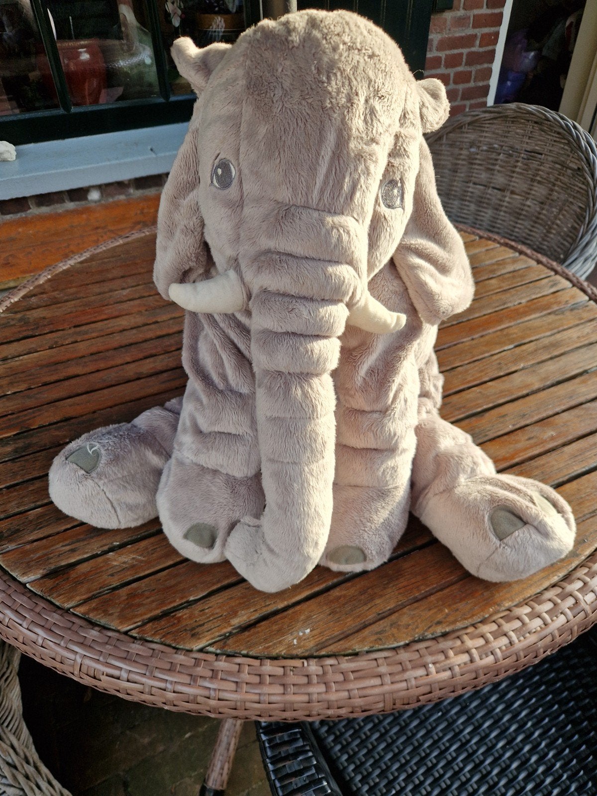 IKEA PLUCHE GROTE OLIFANT, Ophalen of Verzenden, Olifant