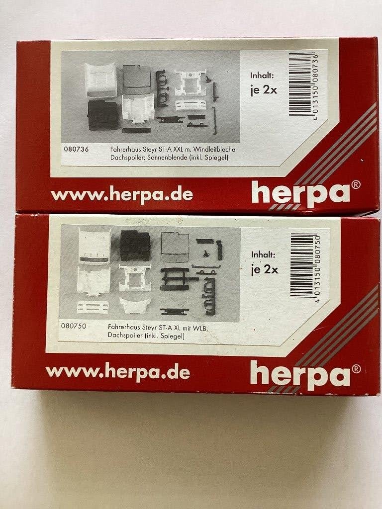 2 x Herpa Bouwdoosje Steyr, Ophalen of Verzenden, Nieuw, Bus of Vrachtwagen, Herpa