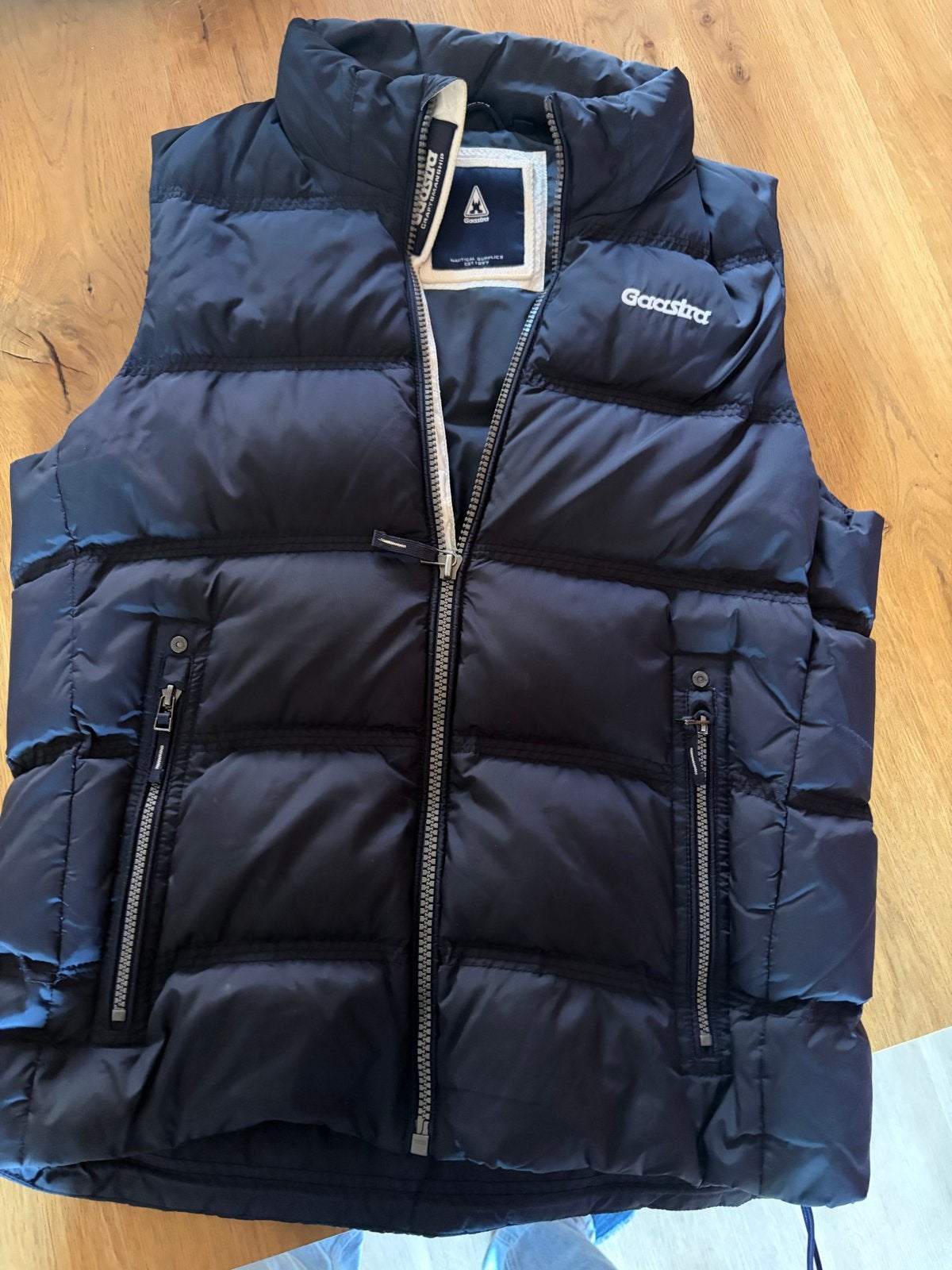 Gaastra bodywarmer donkerblauw maat M, Ophalen of Verzenden, Zo goed als nieuw, Maat 38/40 (M), Blauw
