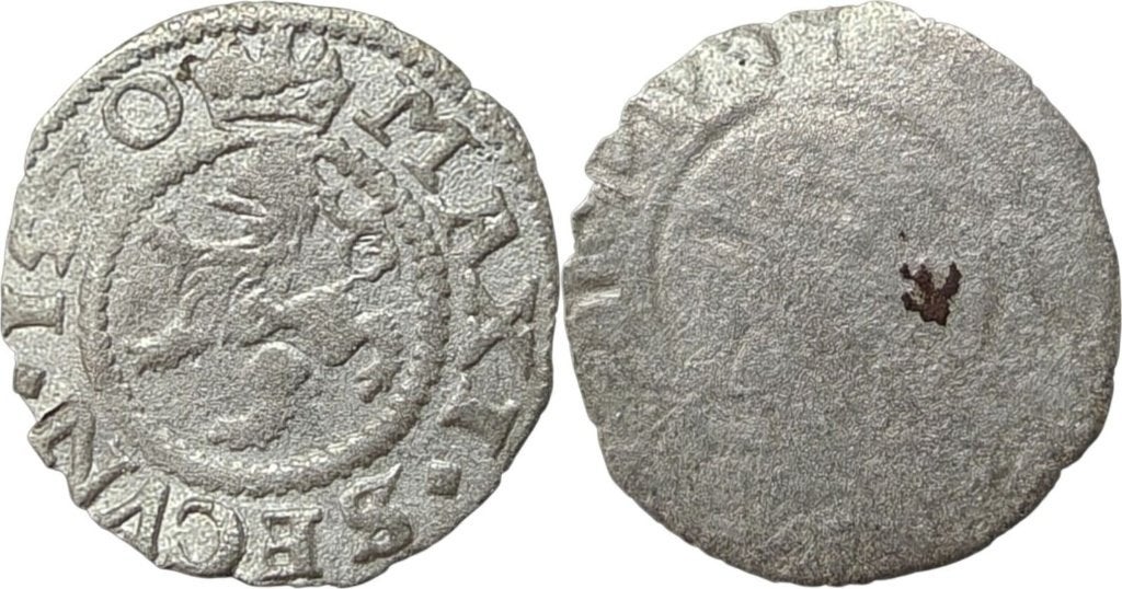 Witte penning 1570, Bohemen, Maximiliaan II, Ophalen of Verzenden, Overige landen, Losse munt, Zilver