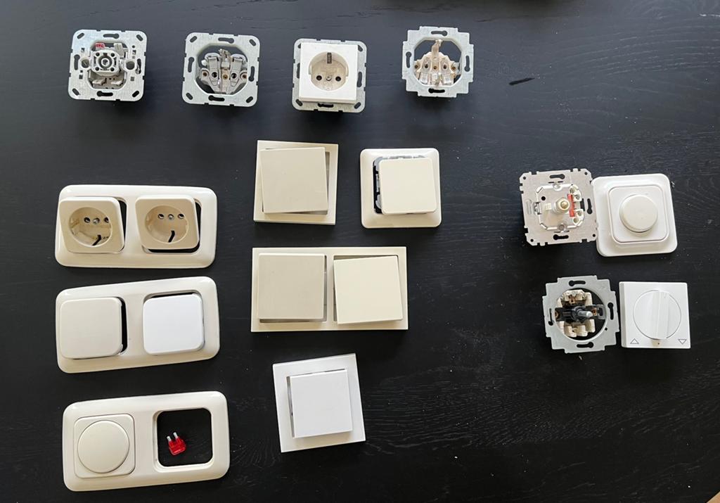 Set schakelmateriaal, Ophalen of Verzenden, Stopcontact