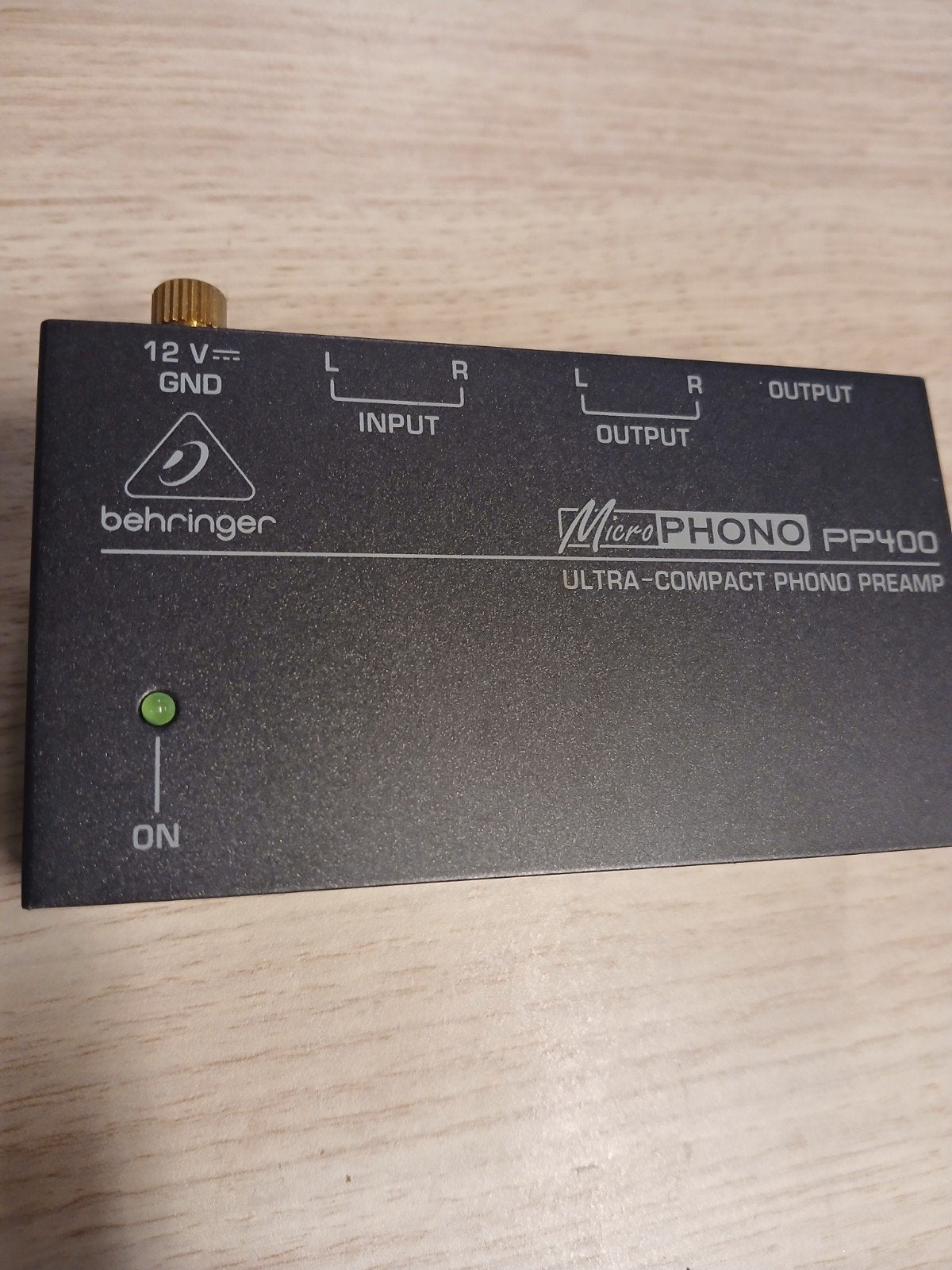 Behringer MicroPHONO PP400 Ultra-Compact Phono Preamp, Overige merken, Verzenden, Zo goed als nieuw, Minder dan 60 watt
