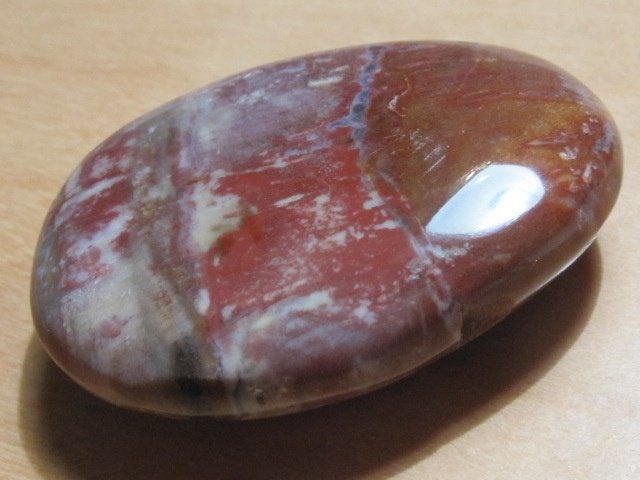 ma. 2x grote amulet edelsteen VERSTEEND HOUT (1), Verzenden, Nieuw, Overige typen