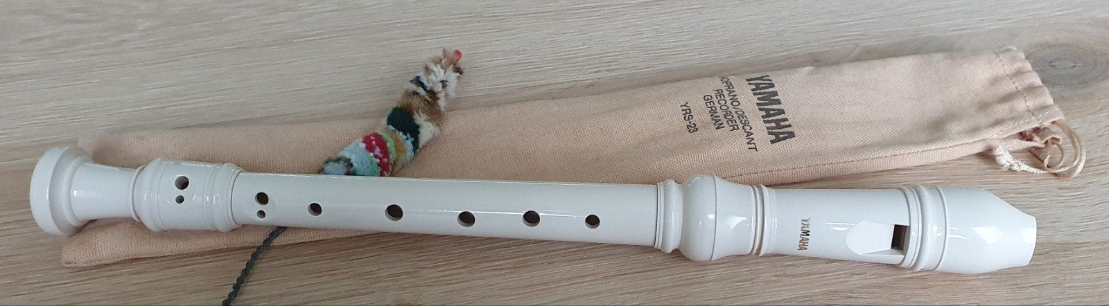 Yamaha Sopraan Blokfluit YRS-23 met hoes, Muziek en Instrumenten, Ophalen of Verzenden, Gebruikt, Sopraan of Sopranino, Kunststof