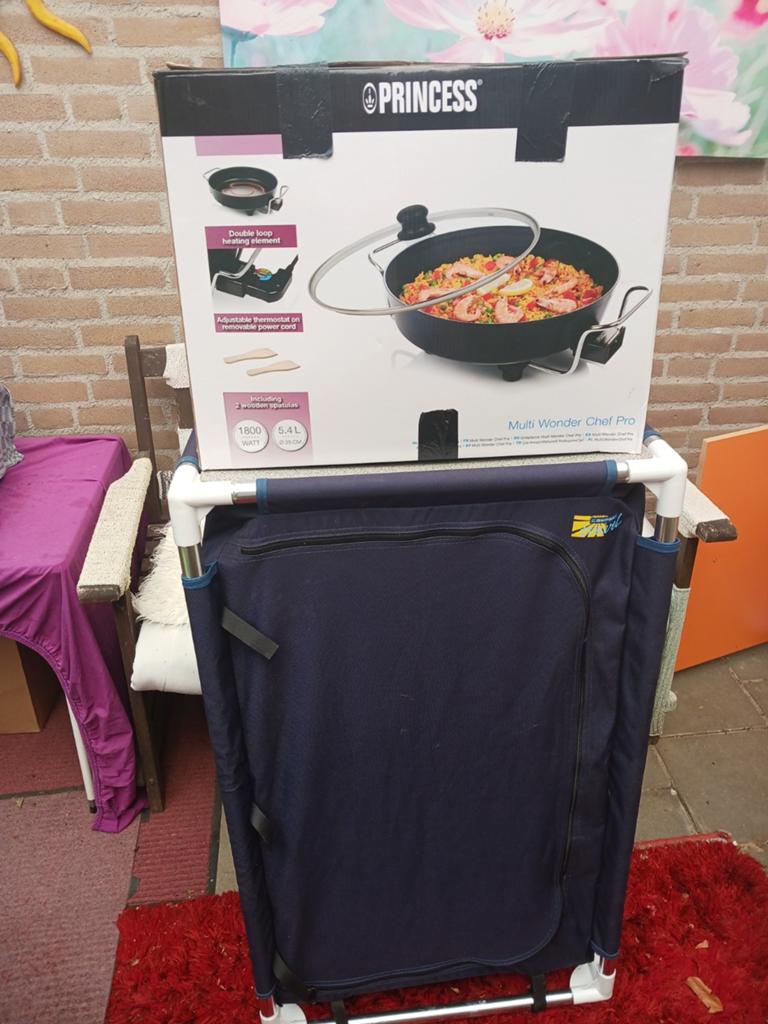 Princess Multi Wonder Chef Pro - Nieuw in doos, Nieuw, 3 kookzones of minder, Ophalen of Verzenden, Vrijstaand
