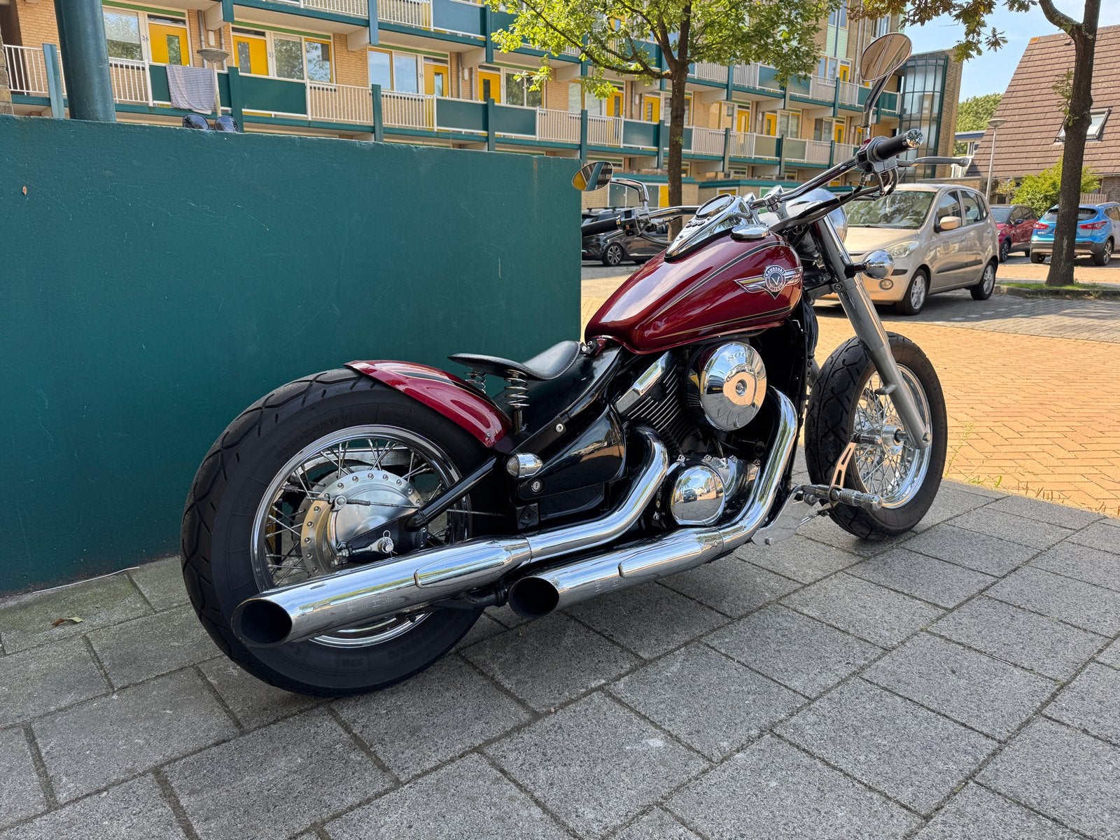 Kawasaki VN800 Bobber - Klassieke stijl uit 2001, Motoren, 2 cilinders, Gebruikt, Particulier, Meer dan 35 kW