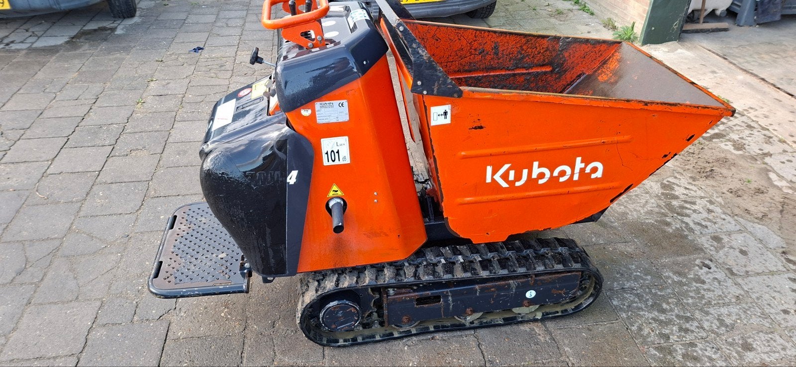 Kubota KC70H-4 Minidumper op rupsbanden, Ophalen, Dumper