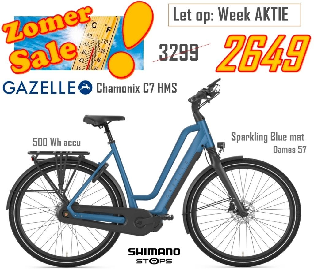 E-Bike ZOMERSALE: Gazelle & Qwic E-Bikes voor Aktieprijzen !, Ophalen, Nieuw, 51 tot 55 cm, 50 km per accu of meer
