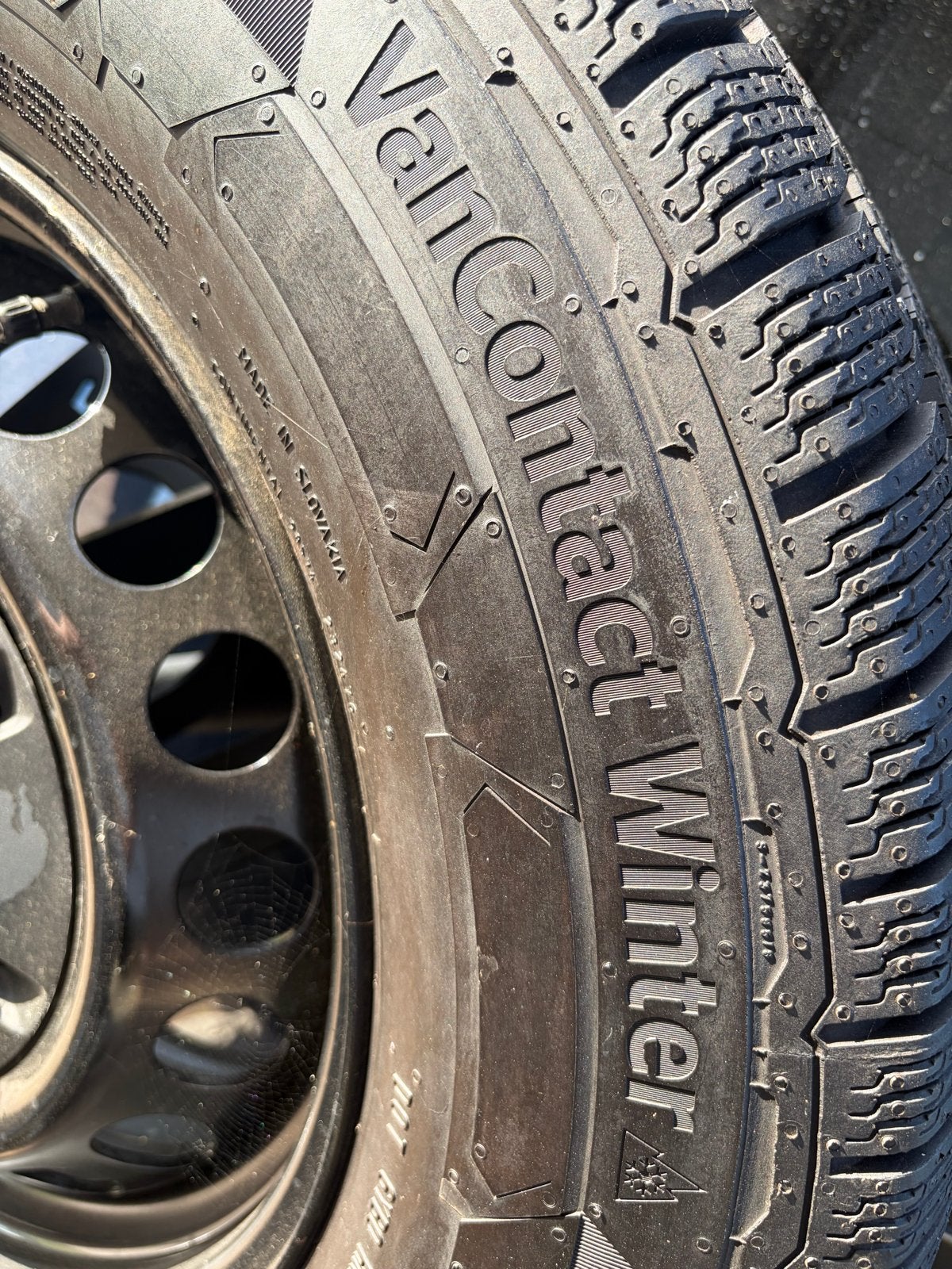 5x Continental VanContact Winter banden 235/65 R16C, Auto-onderdelen, Banden en Velgen, Ophalen, 16 inch, Winterbanden, 235 mm