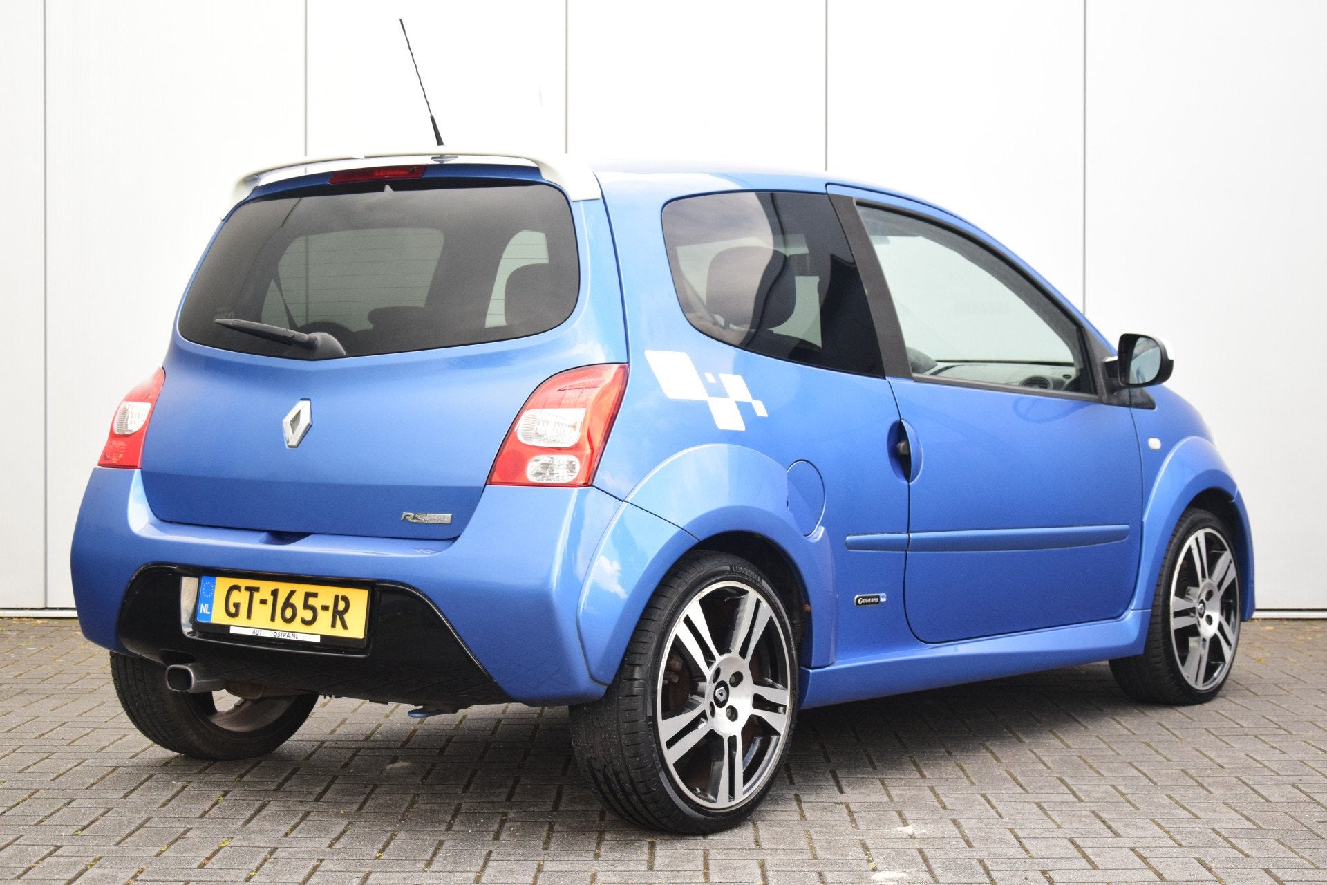 Renault Twingo 1.6 16V RS GORDINI Leer Priv/Glass Ecc Cruise, Auto's, Renault, Voorwielaandrijving, Zwart, 4 cilinders, Leder
