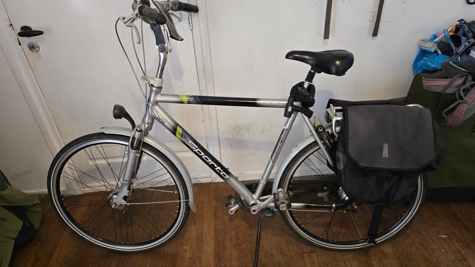 Sparta Amphion Sportfiets L met tassen en ketting, Fietsen en Brommers, Fietsen | Dames | Damesfietsen, Ophalen, Gebruikt, Sparta