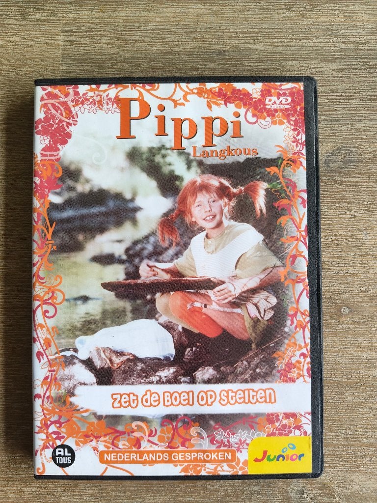 5195 pippi langkous zet de boel op stelten, Alle leeftijden, Verzenden, Zo goed als nieuw