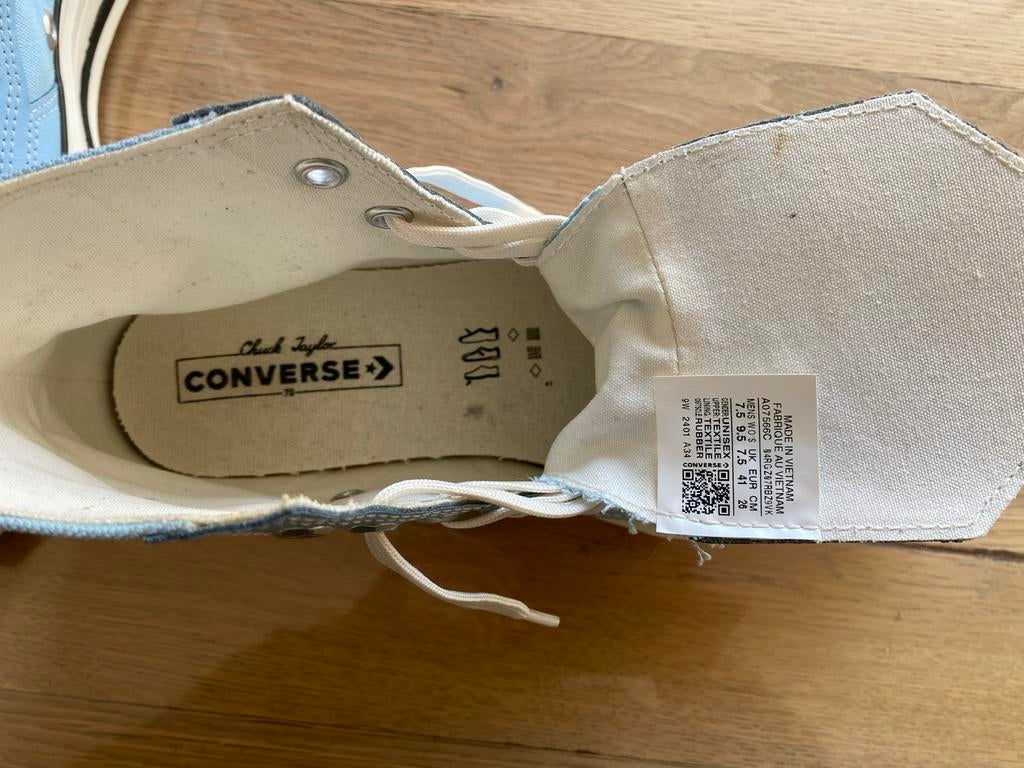 Converse All Star Chuck 70 AT-CX High Top Sneakers Maat 41, Ophalen of Verzenden, Zo goed als nieuw, Blauw, Sneakers of Gympen