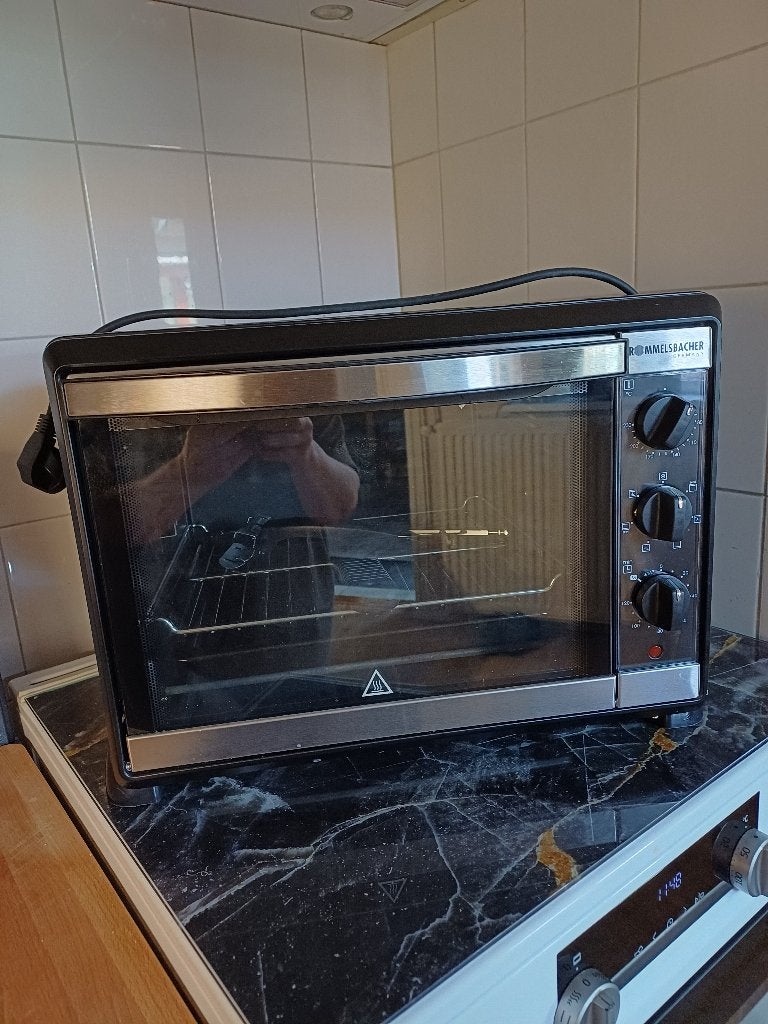 witgoed-mini-oven, Witgoed en Apparatuur, Ovens, Ophalen, 50 tot 55 cm, Gebruikt, Vrijstaand