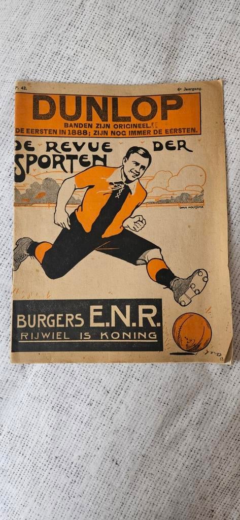 De revue der sporten, sportblad uit maart 1913, Ophalen of Verzenden