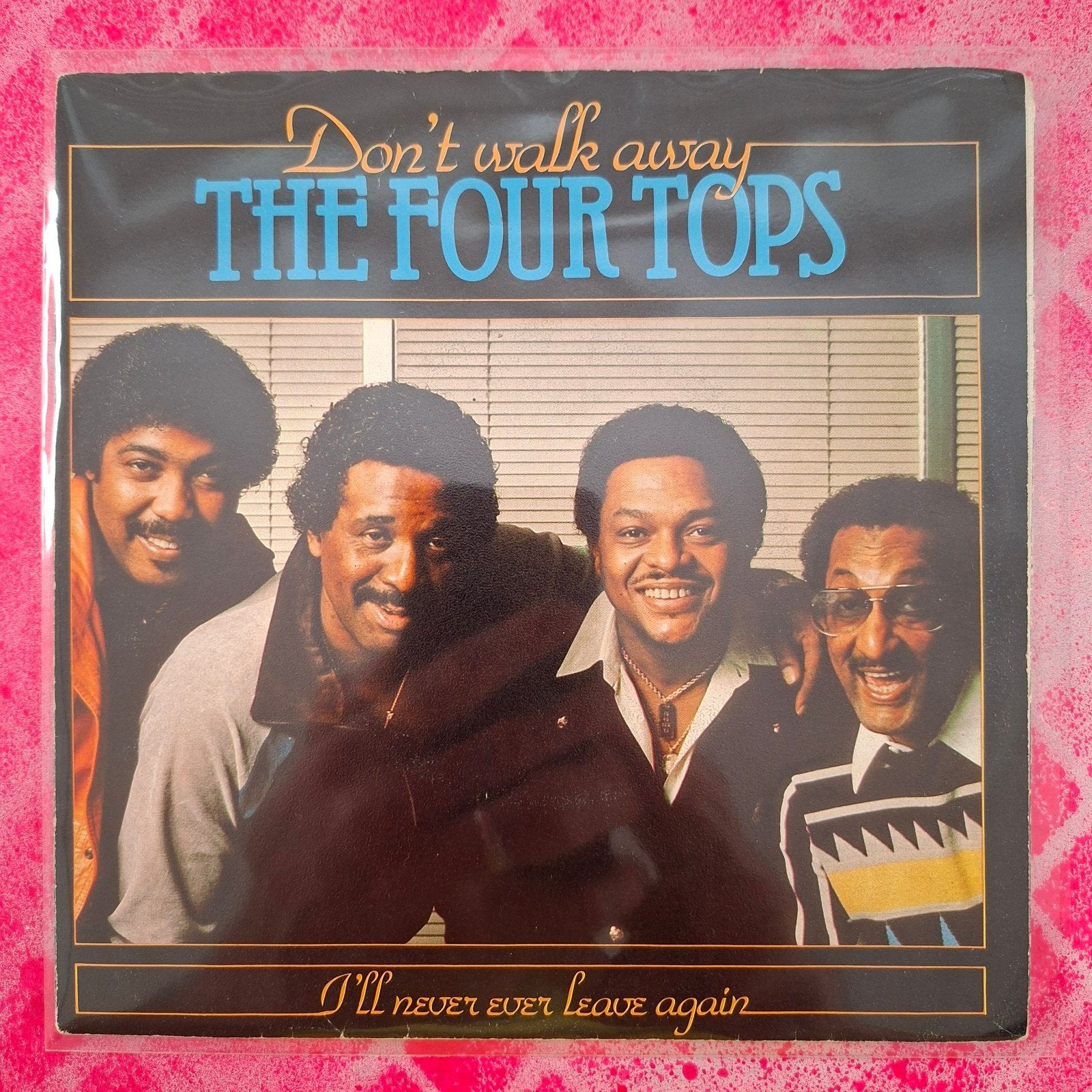 The Four Tops Dont walk away single.                  Star45, Beschermende buitenhoes, Ophalen of Verzenden, Gebruikt, Pop