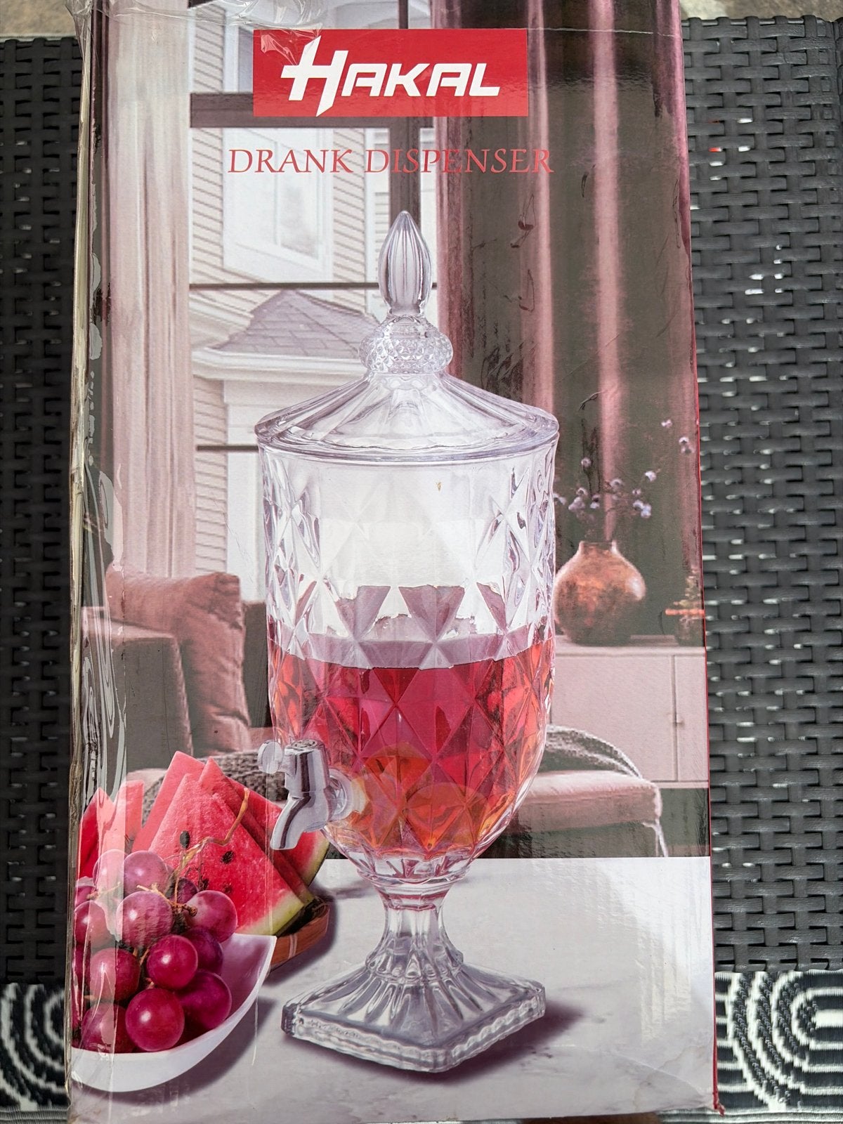 Hakel Drank Dispenser - Nieuw in doos, Huis en Inrichting, Keuken | Keukenbenodigdheden, Ophalen, Nieuw, Overige merken, Glas