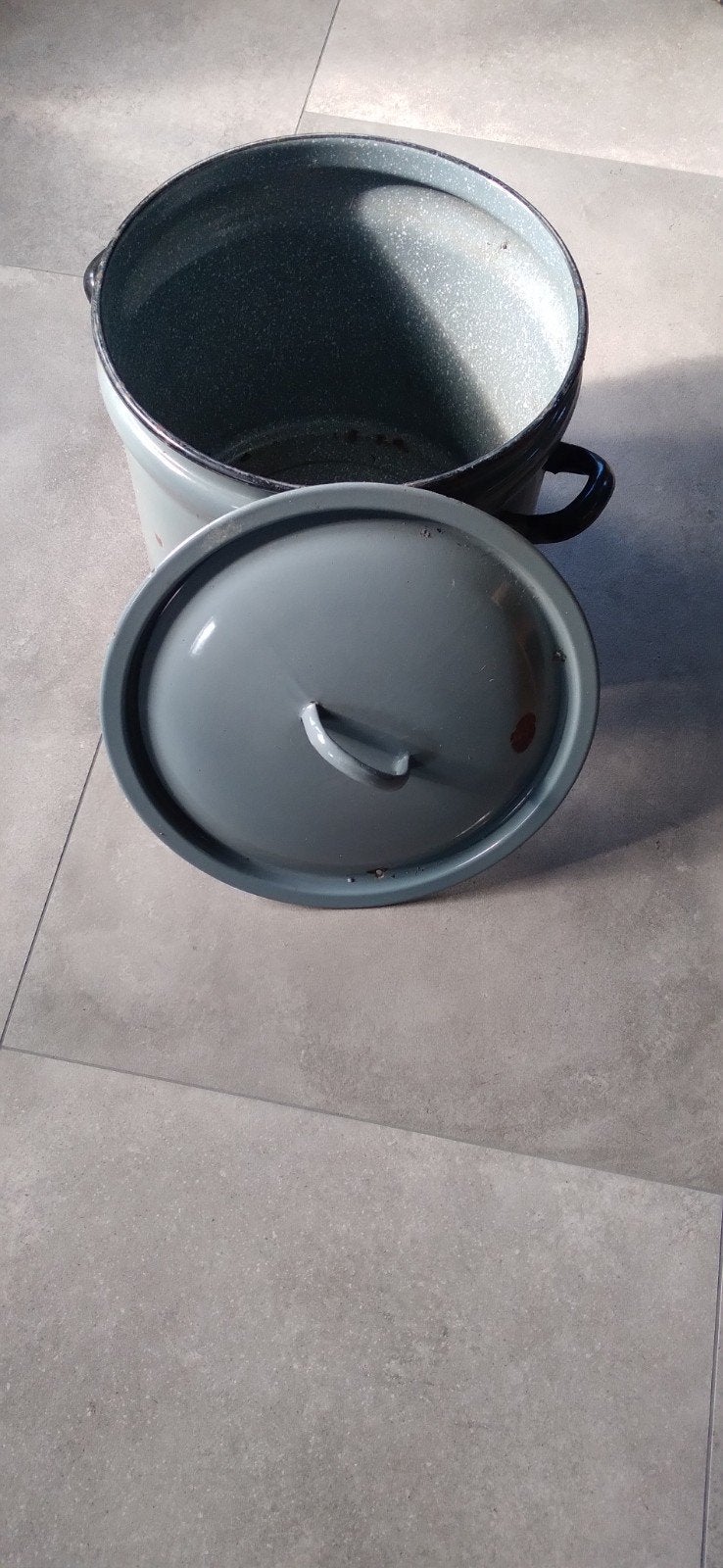 Vintage wasketel, Ophalen