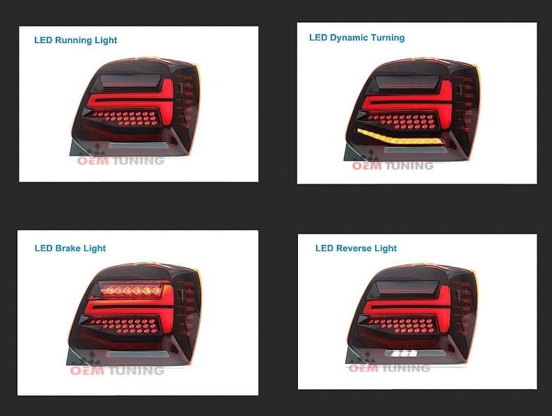 Full Led Achterlichten geschikt voor Polo 6R 6C | 09 – 17 |, Ophalen of Verzenden