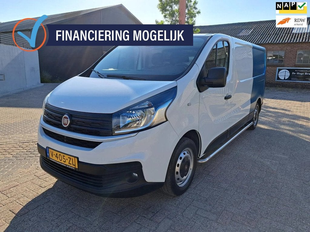 Fiat Talento L2H1 1.6 MultiJet 95pApk,Airco,Nap (bj 2019), Auto's, Bestelauto's, Gebruikt, Wit, Origineel Nederlands, Bedrijf