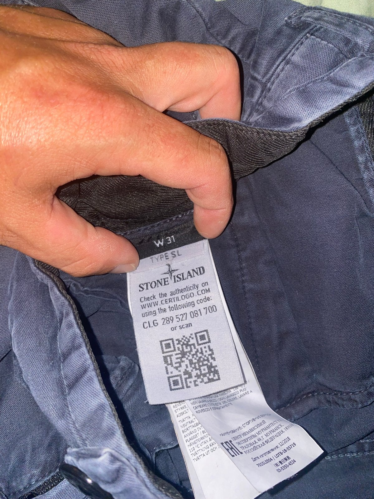 Stone Island Cargo Korte Broek Maat 31, Ophalen of Verzenden, Zo goed als nieuw, Overige maten, Blauw