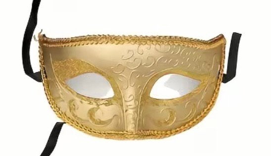 Venetiaans Masker Goud of Wit met Glitters, Ophalen of Verzenden, Nieuw, Versiering, Halloween of Griezel