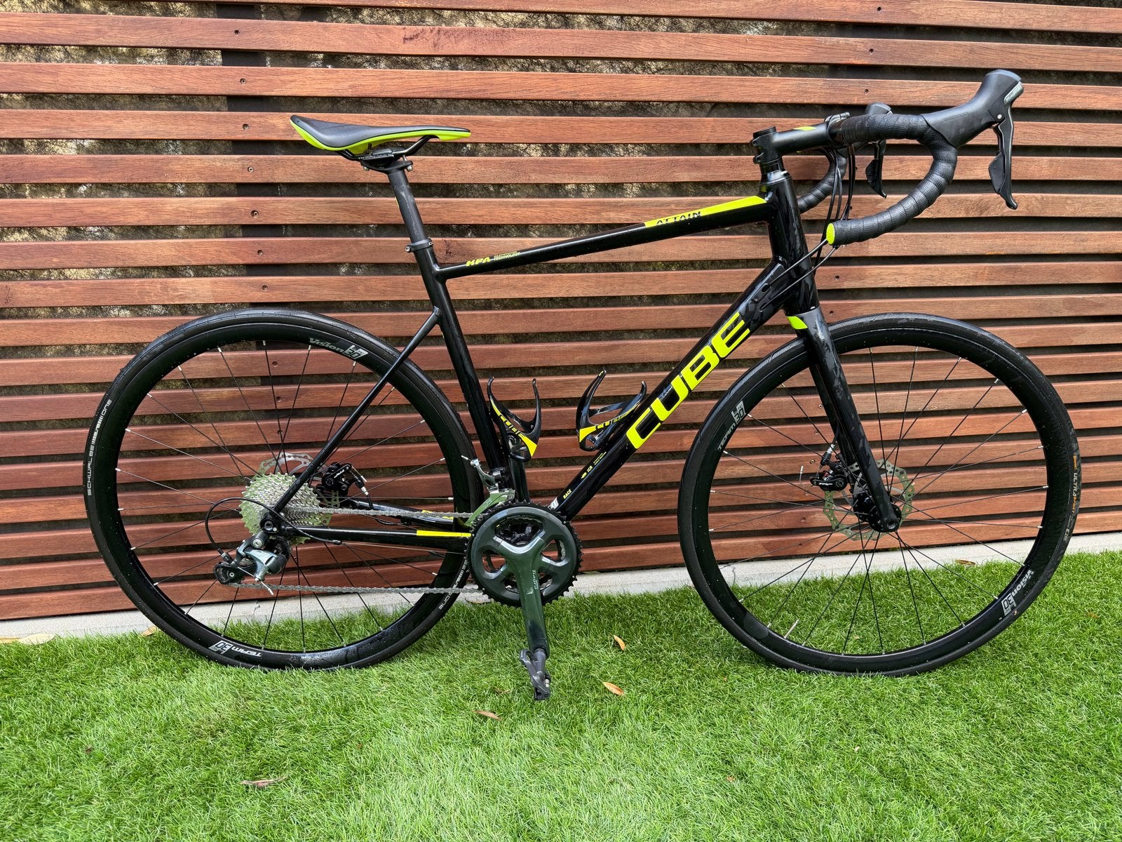 Cube Attain Race disc 56cm Tiagra schijfremmen als nieuw!!, Overige merken, 28 inch, Heren, Aluminium