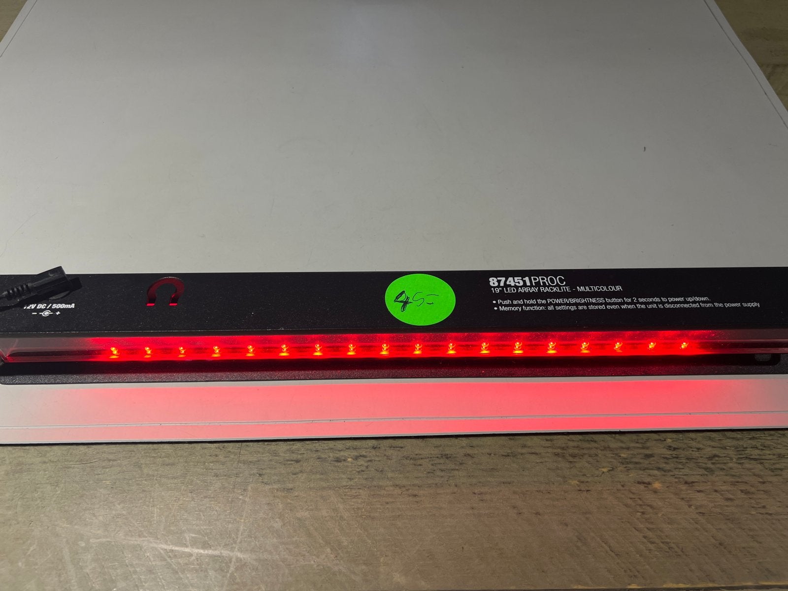 19" LED Array Racklite - Multicolour, Muziek en Instrumenten, N, N, Ophalen of Verzenden, Zo goed als nieuw