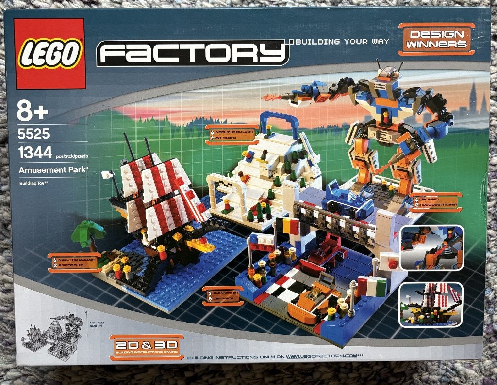 Lego 5525 Factory Amusement park NIEUW, Lego, Overige thema's, Lego, Compleet