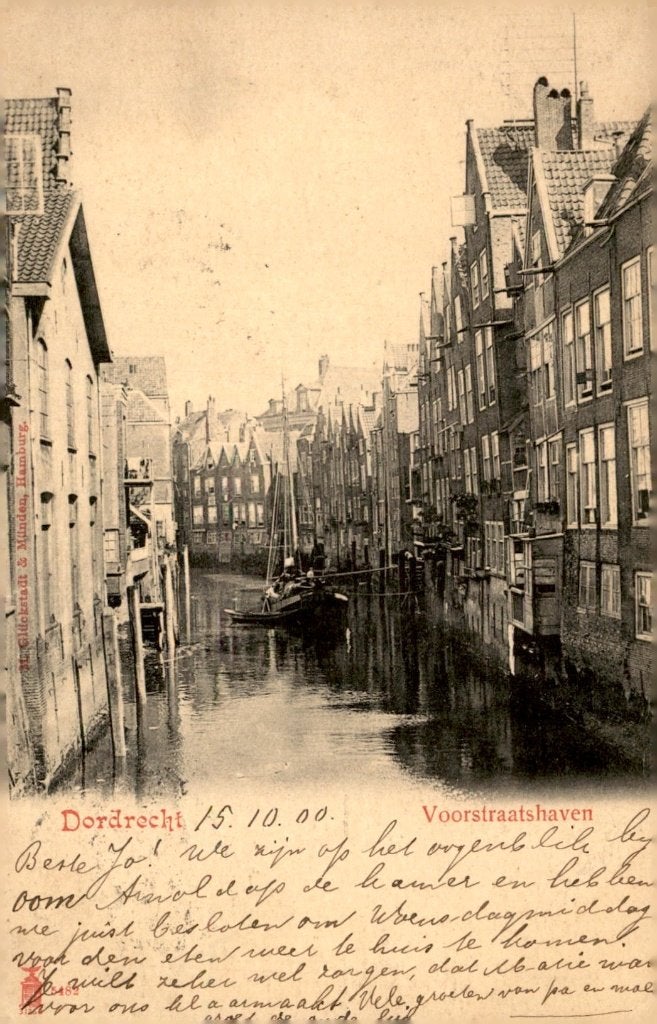 Dordrecht Voorstraatshaven # 684, Verzenden, Voor 1920, Gelopen, Zuid-Holland