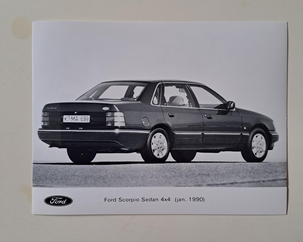 Ford Scorpio 4x4 -1990- PERSFOTO -, Ophalen of Verzenden, Nieuw, Ford
